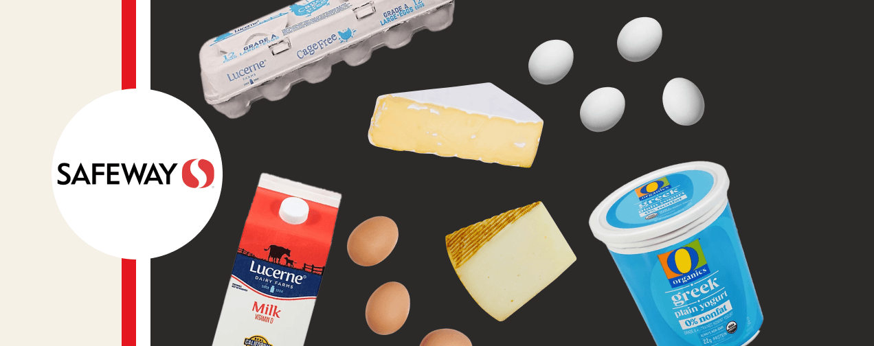 Fresh produce and dairy essentials from Safeway