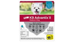K9 Advantix II Medium Dog Flea and Tick Treatment (2 ct)